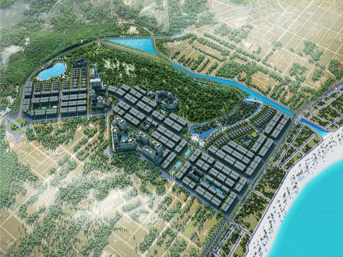 Phối cảnh tổng quan Noble Palace Hạ Long